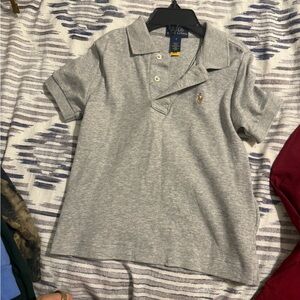 Ralph Lauren Kids Light Gray Polo Shirt